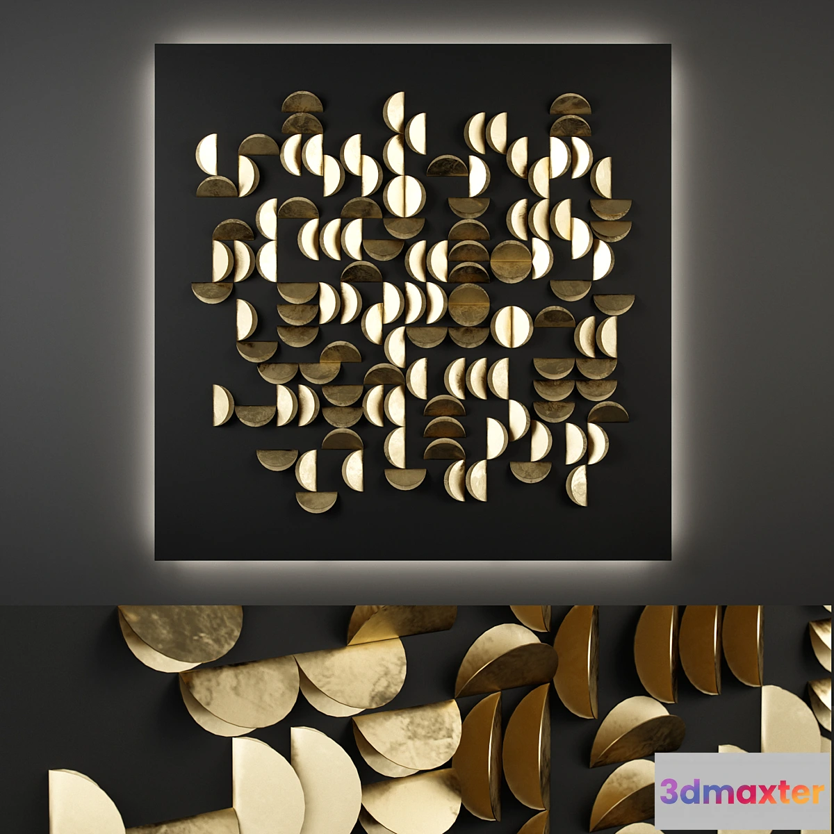 1302882 - wall decor 02 3D Max