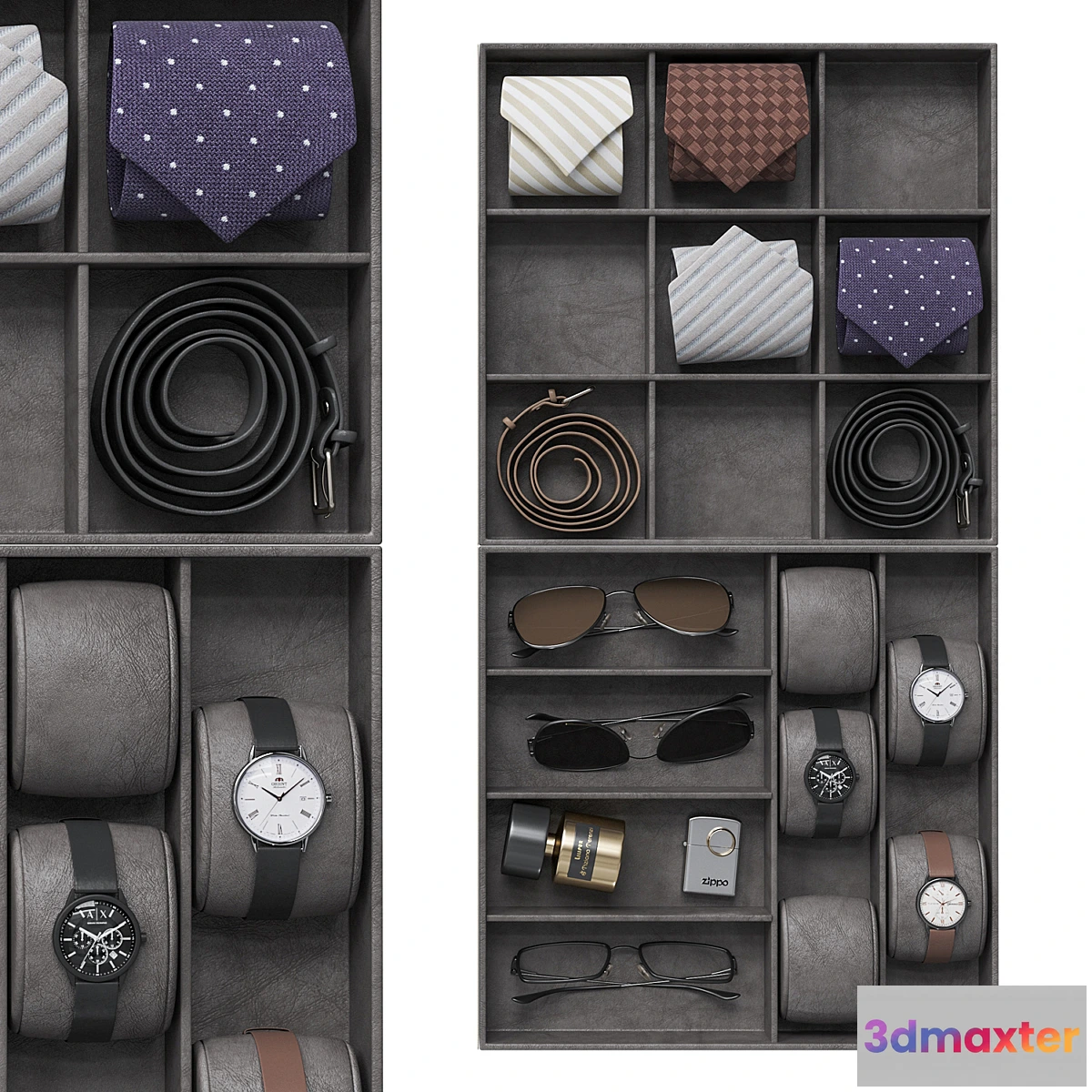 1304753 - Organizer Accessories for men 3D Max