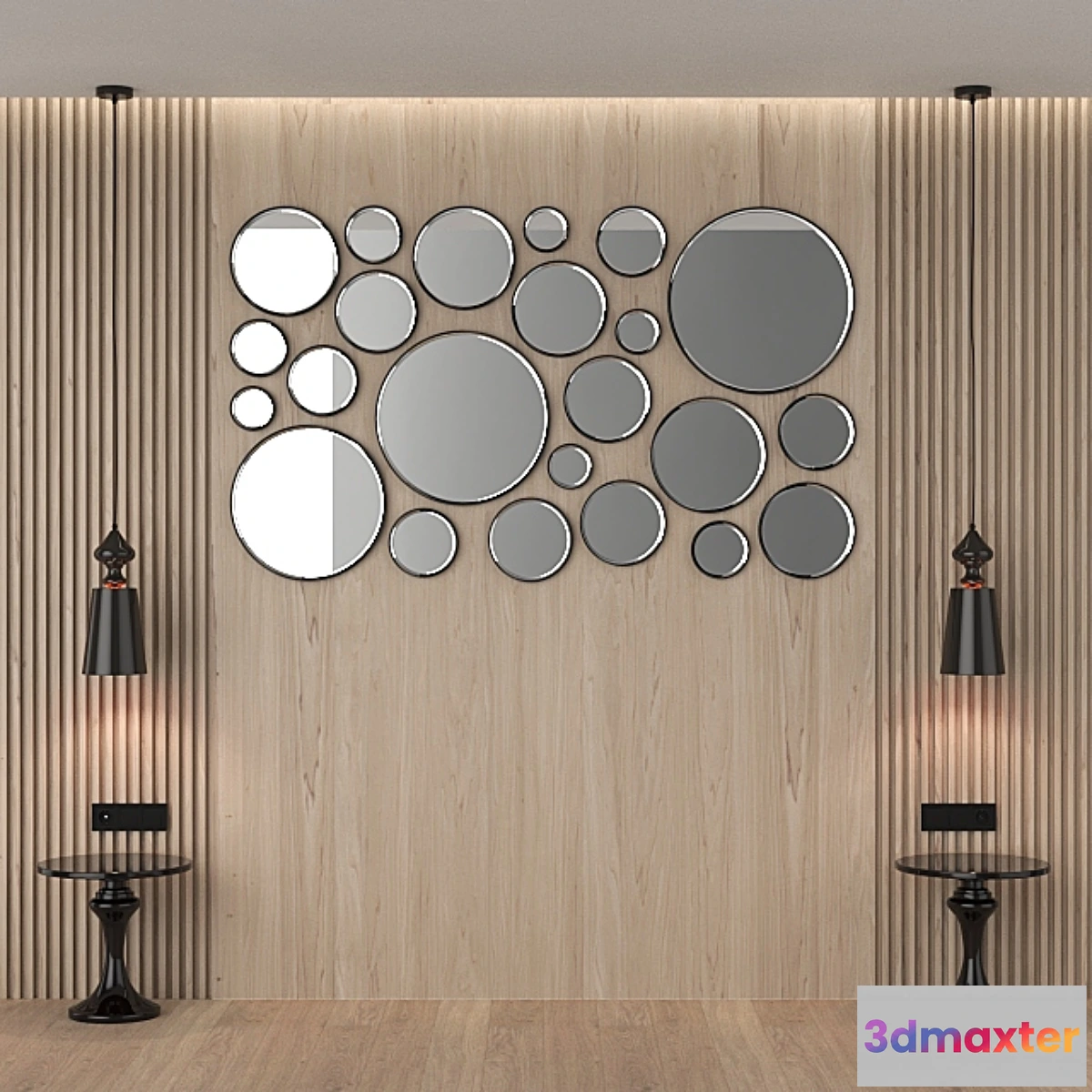 1305726 - Decor for bedroom 2. 3D Max