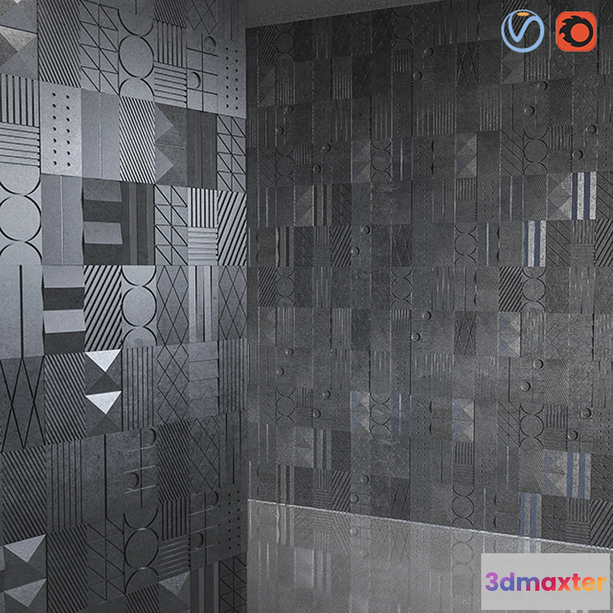 1306100 - S_Tile001 3D Max