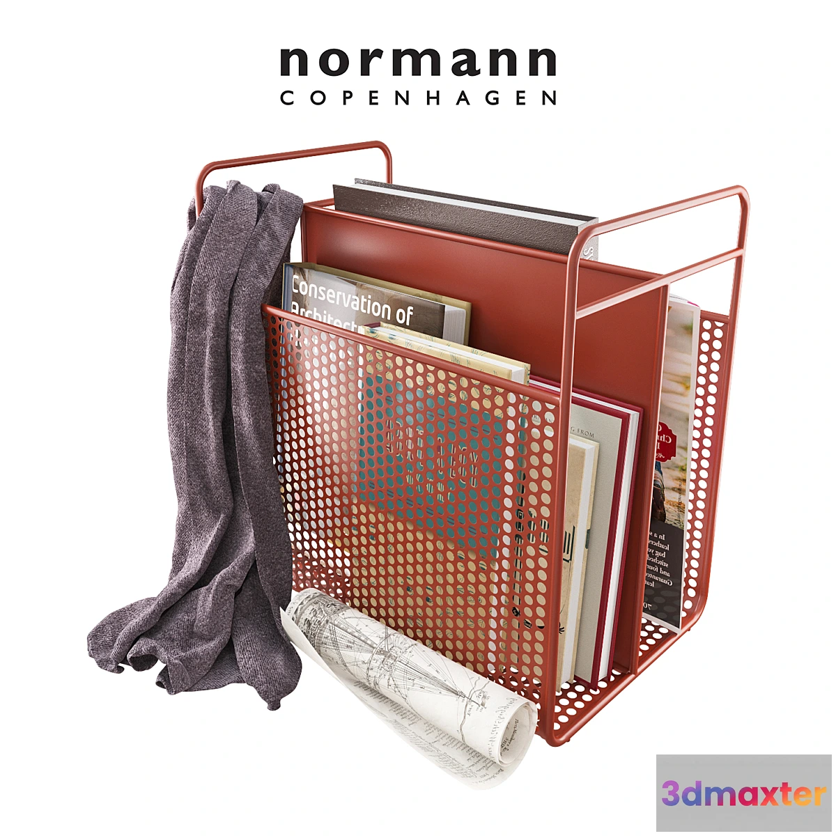 1308399 - Normann Copenhagen Analog Magazine Rack 3D Max