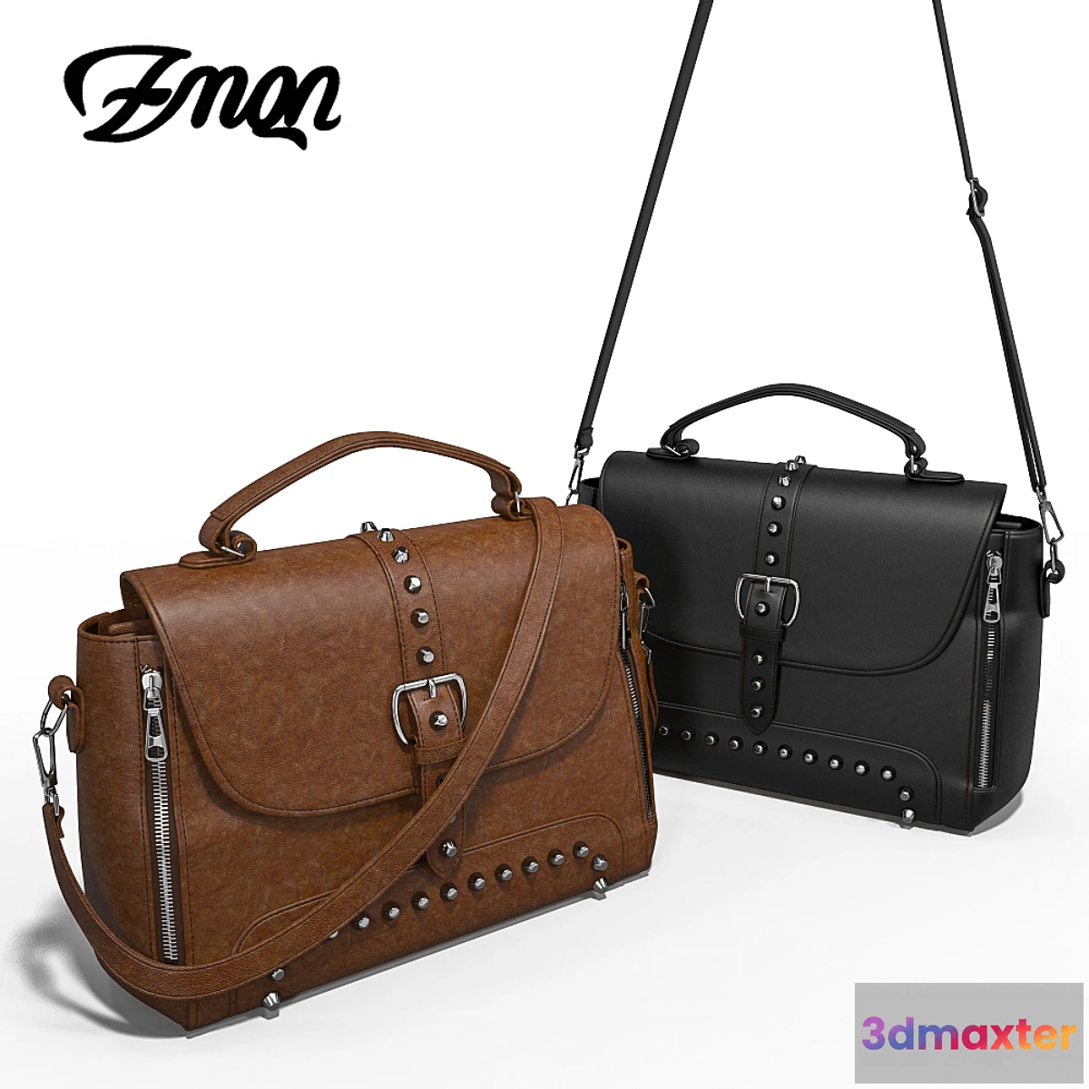 1309449 - Leather bag ZMQN 3D Max