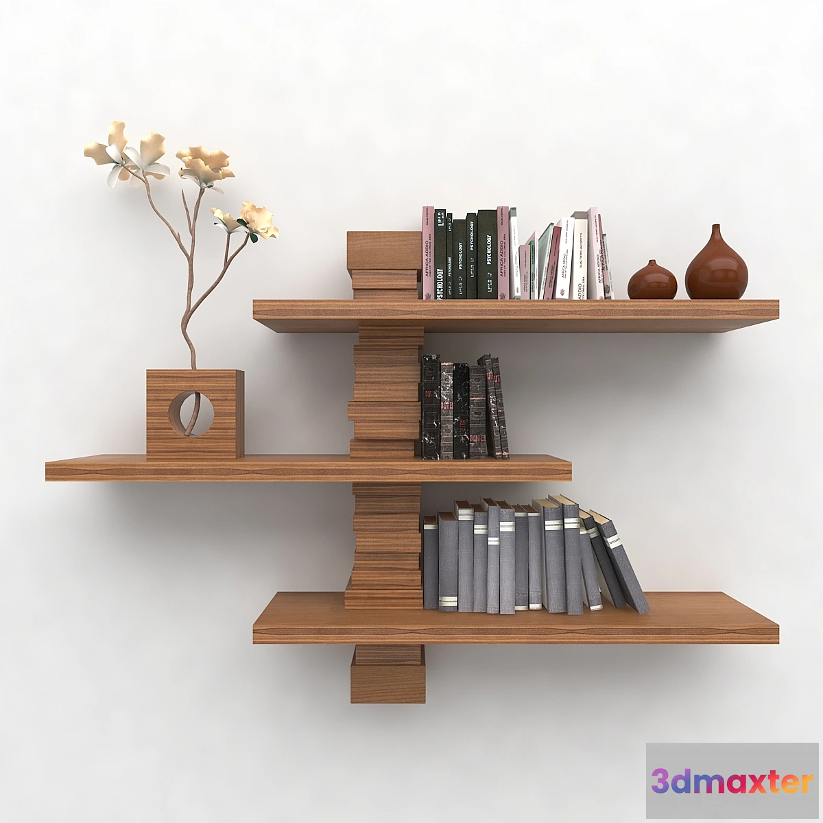 1312550 - U_bookshelf_02 3D Max