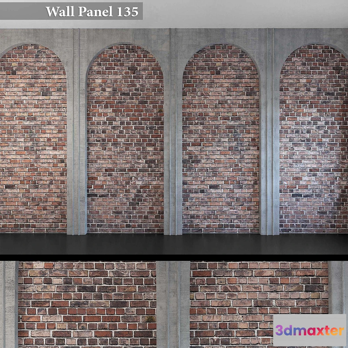 1313535 - Wall Panel 135 3D Max