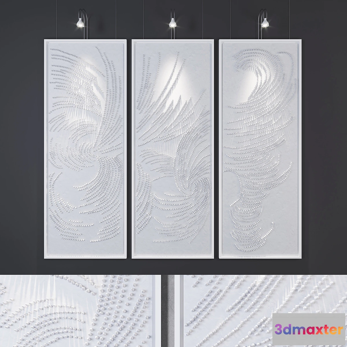 1313961 - panel Fragment of Life 3D Max