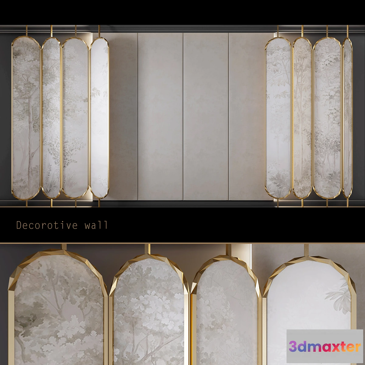 1314848 - Decorative wall 1 - shirma 3D Max