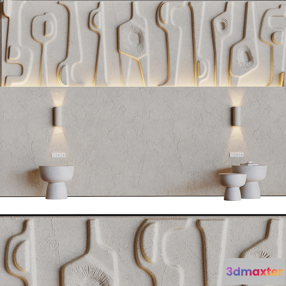 1315532 - Decorative 3D panel 005 3D Max