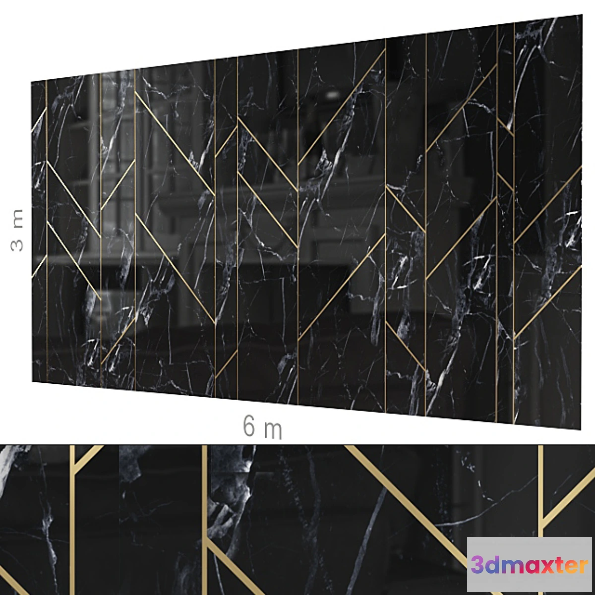 1315685 - Decorative wall 180. 3D Max