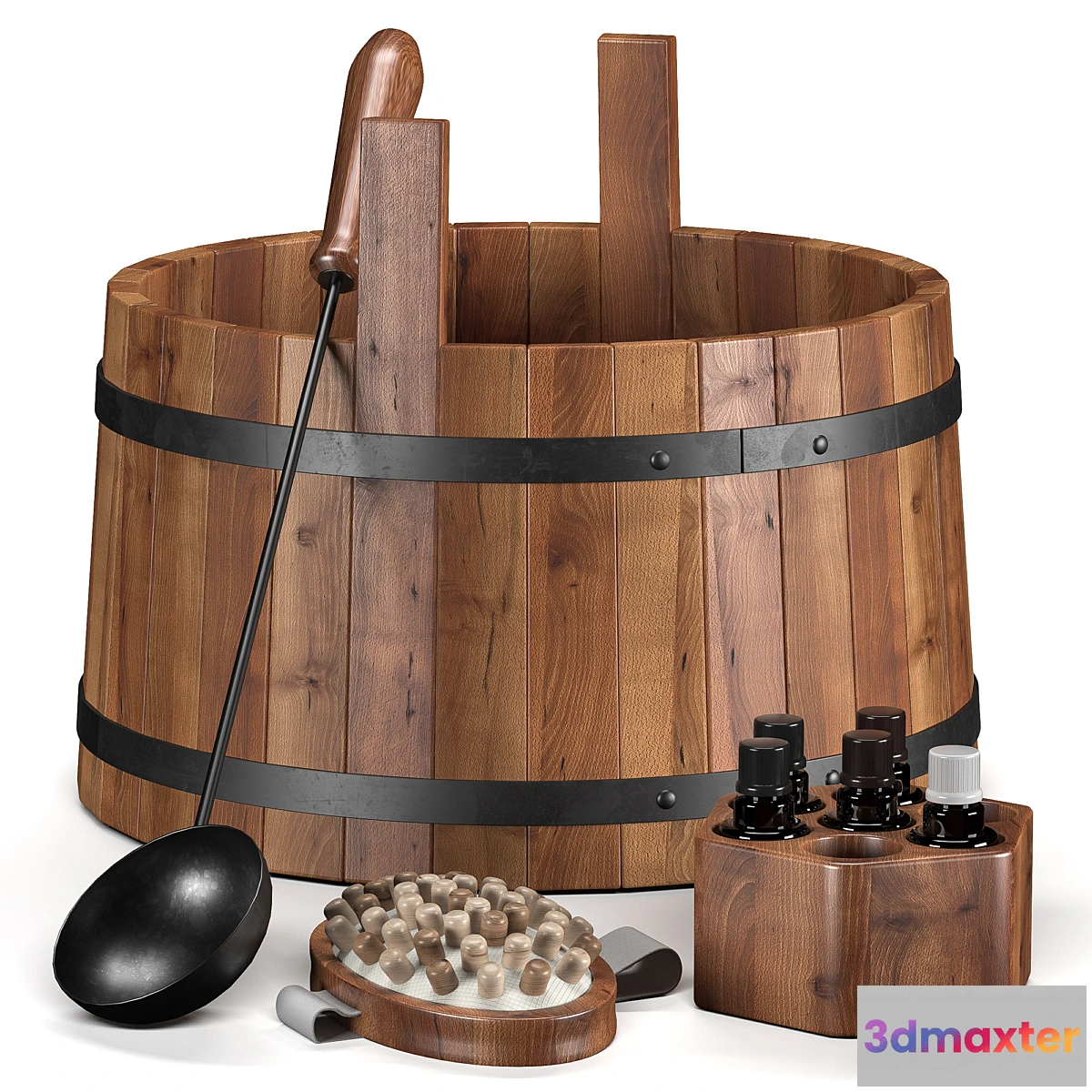 1316081 - Sauna bath decor set 3D Max