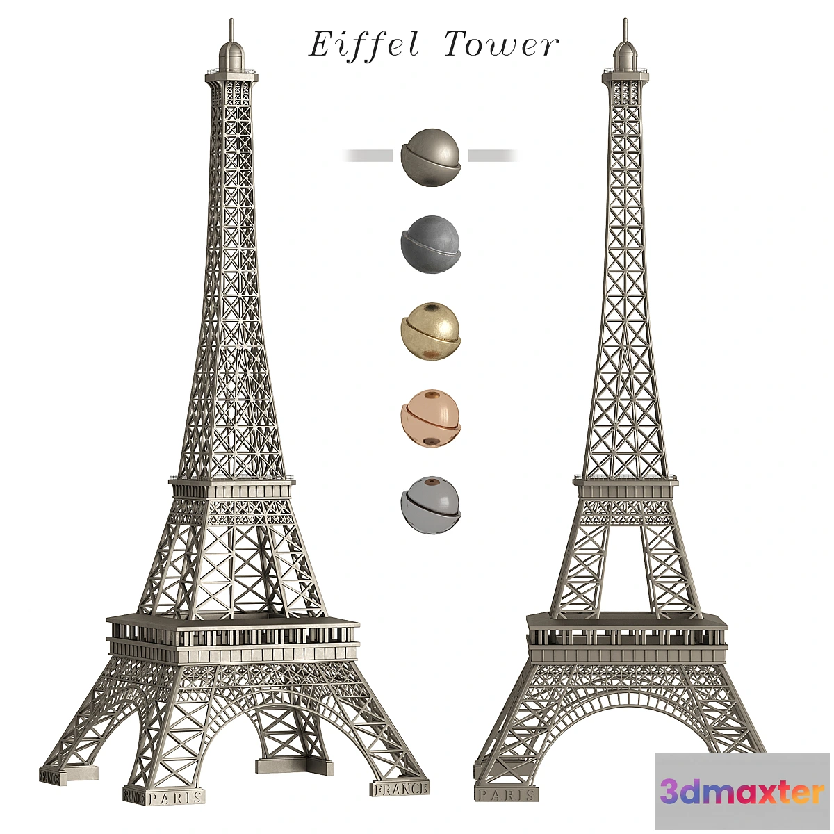 1317264 - Eiffel tower 3D Max