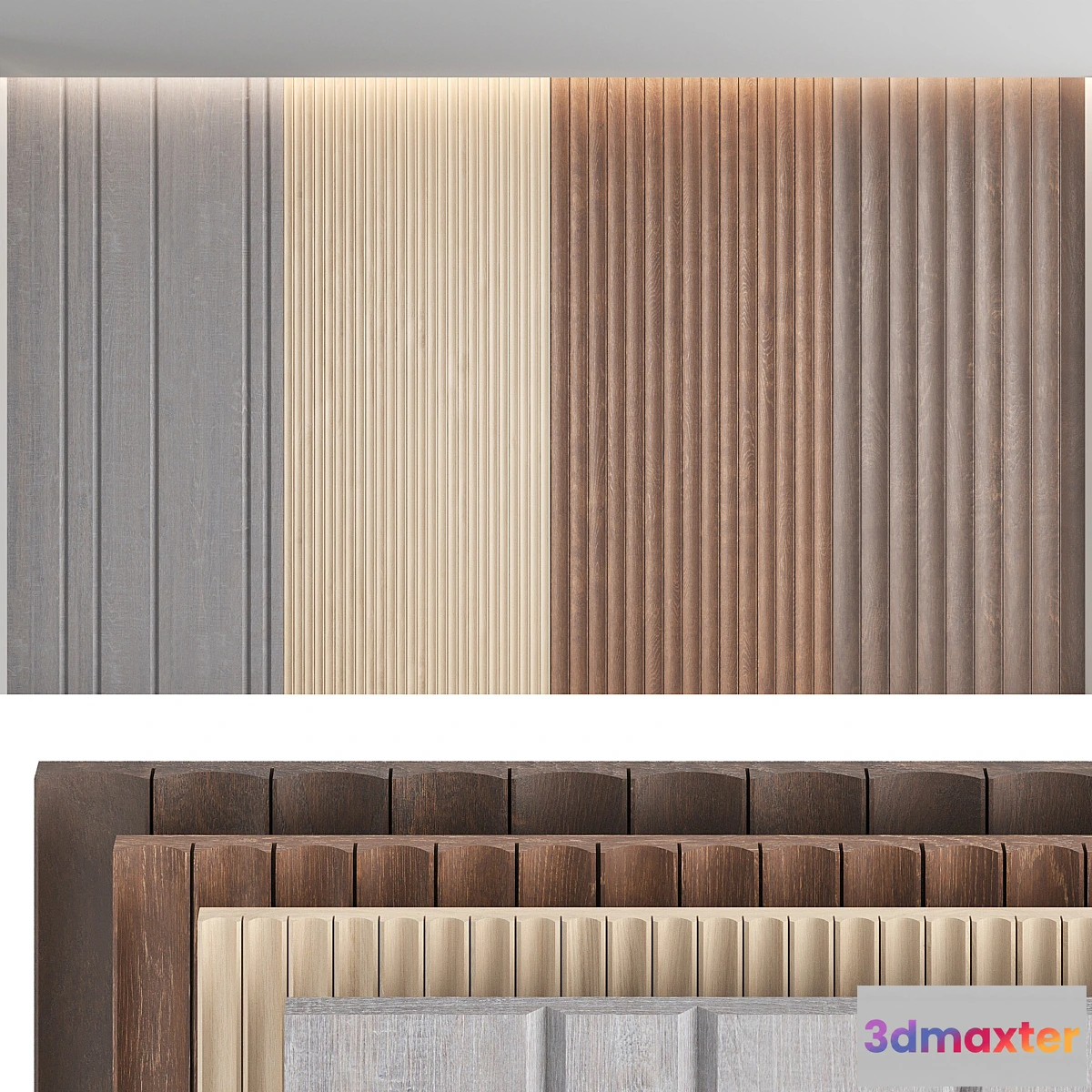 1317725 - Wood panels_set8 3D Max