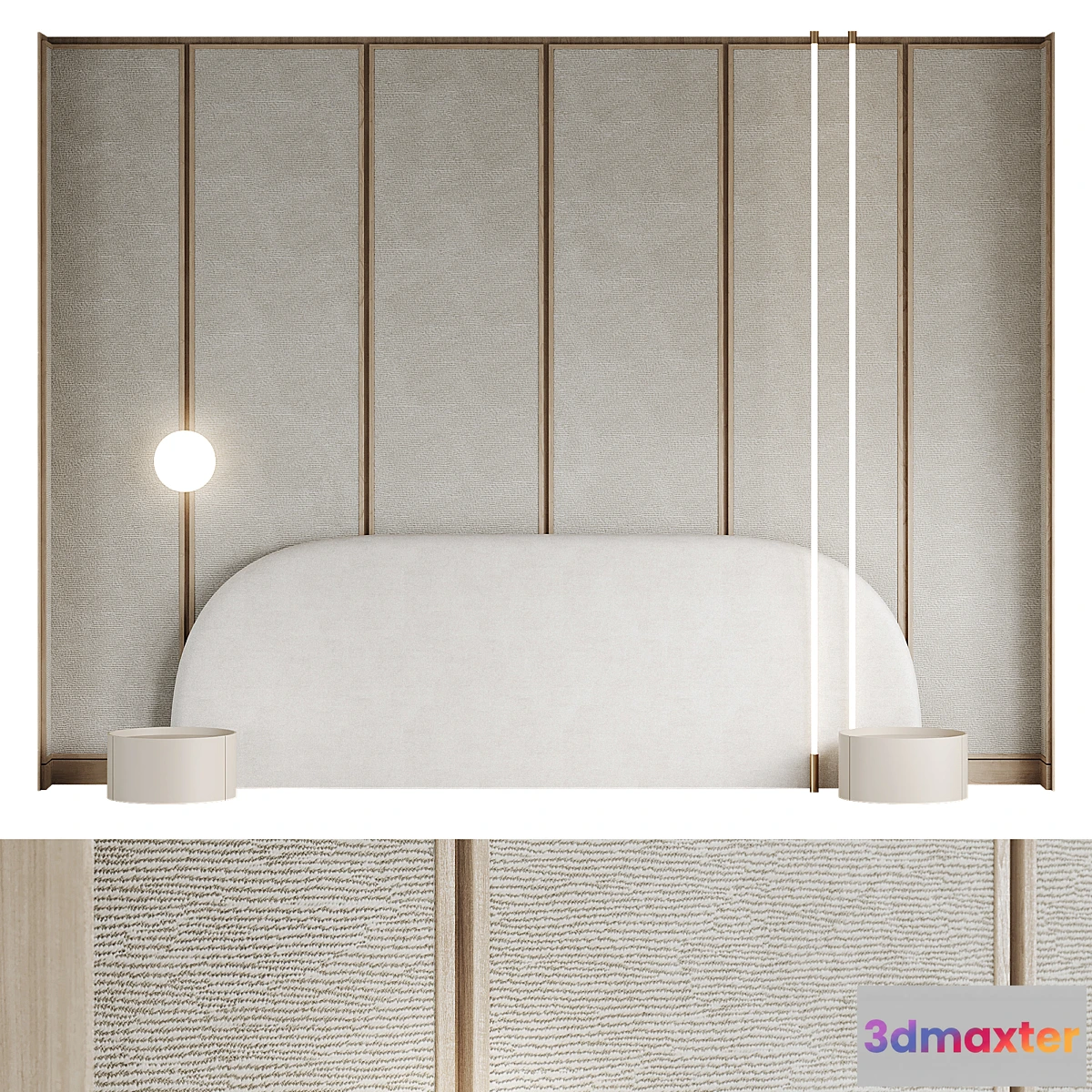 1317817 - Headboard Line - No.2 3D Max