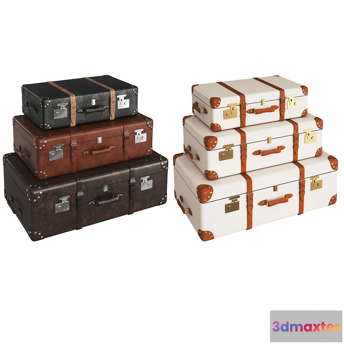 1318258 - Suitcases retro 3D Max