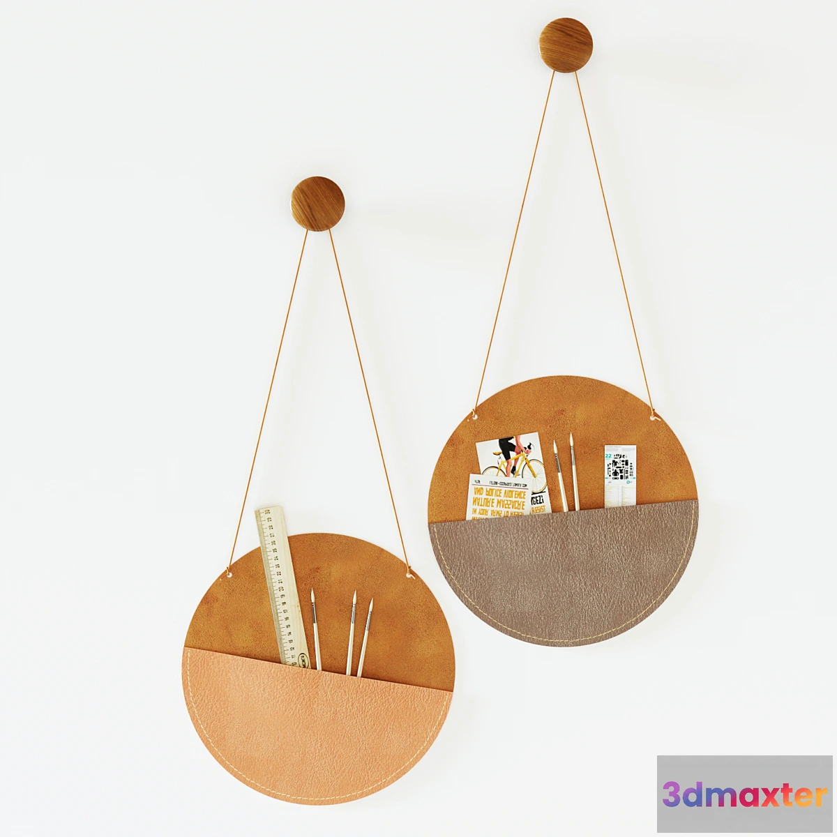 1319308 - Leather wall pocket 3D Max