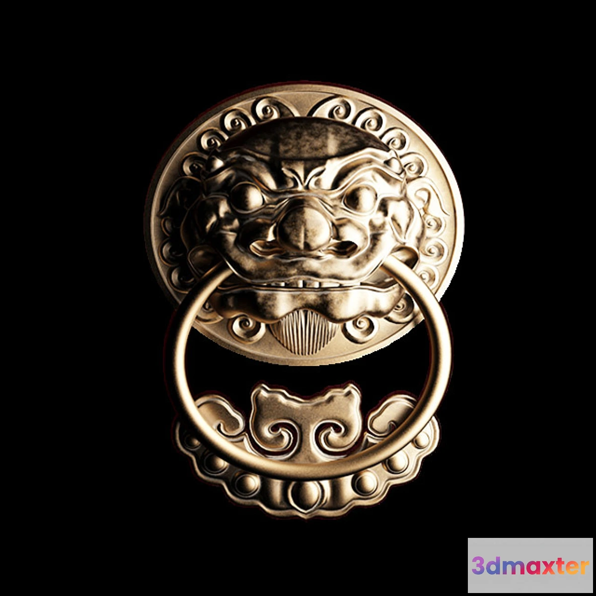 1319747 - Antique lion head 3D Max