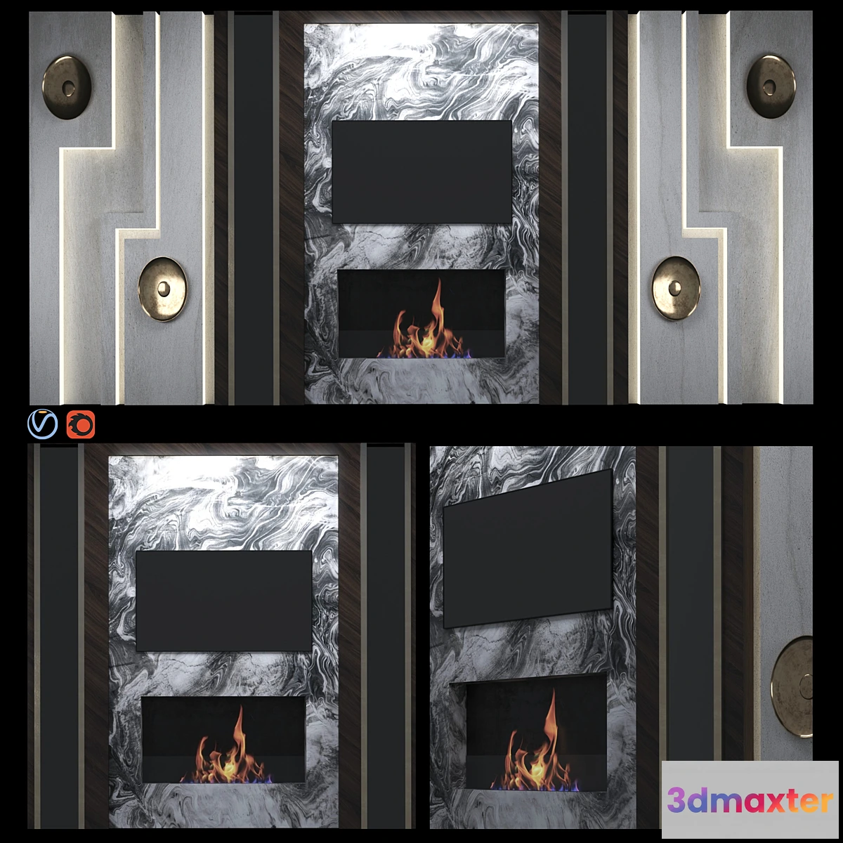 1321121 - Decorative Wall - No.2 3D Max