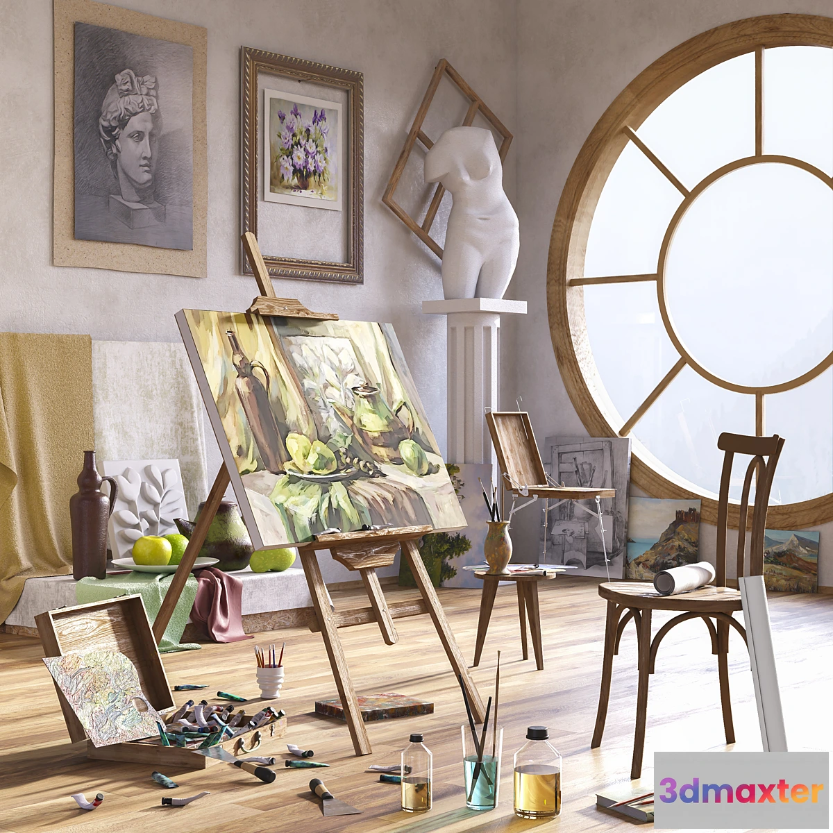1324007 - Artist’s Workshop - No.2 3D Max