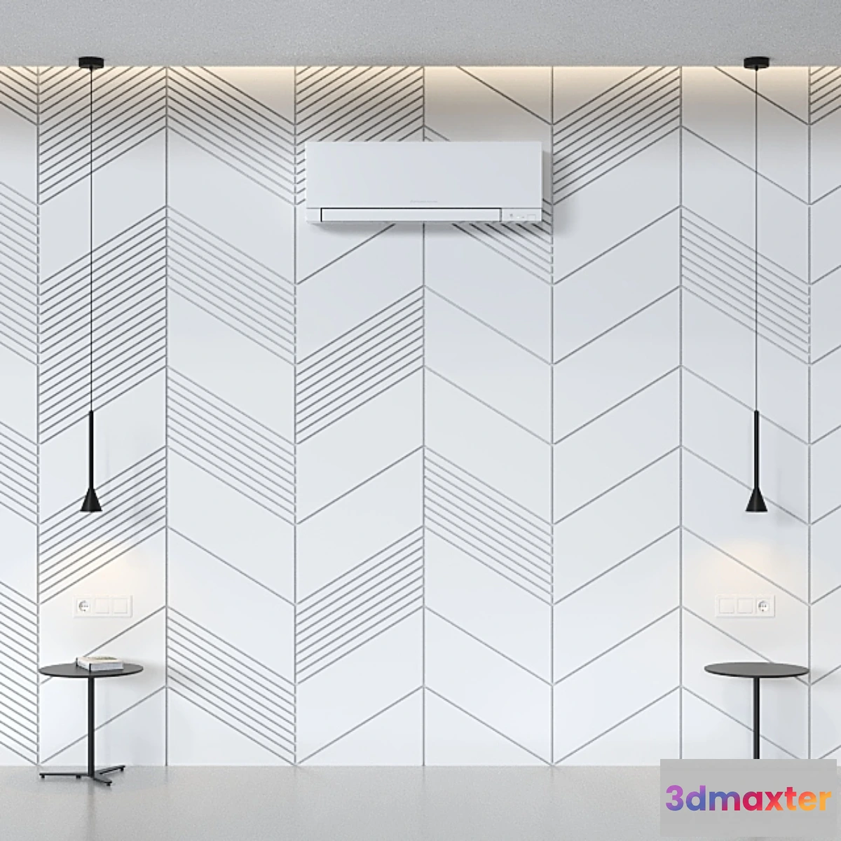 1324253 - The decor for the white bedroom. 3D Max