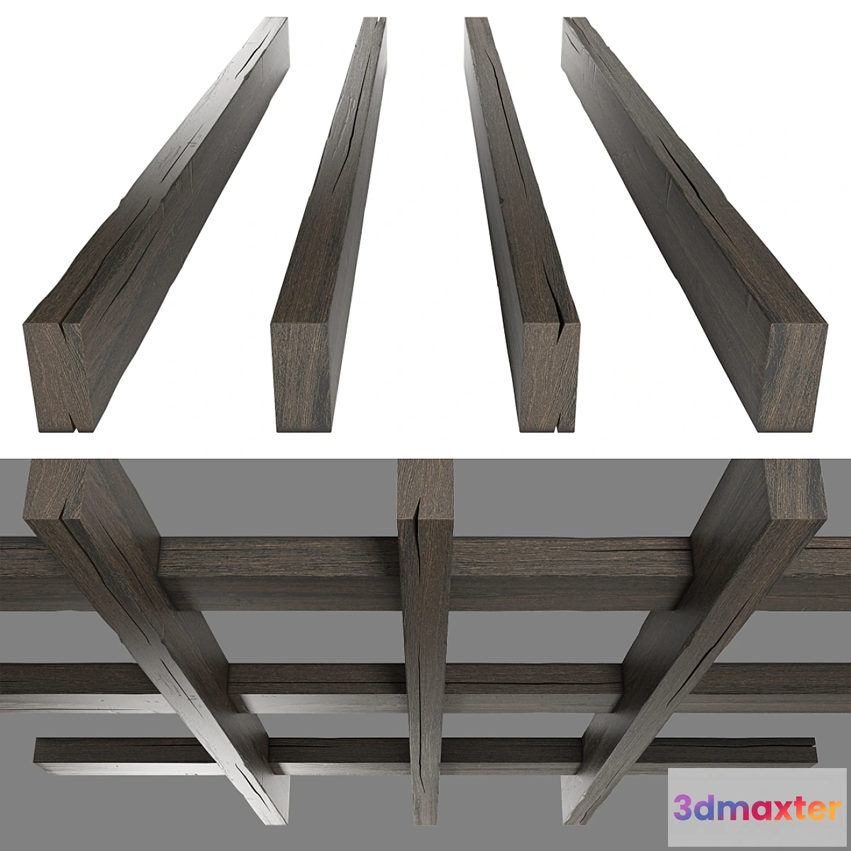 1324803 - Wooden beams 4 3D Max