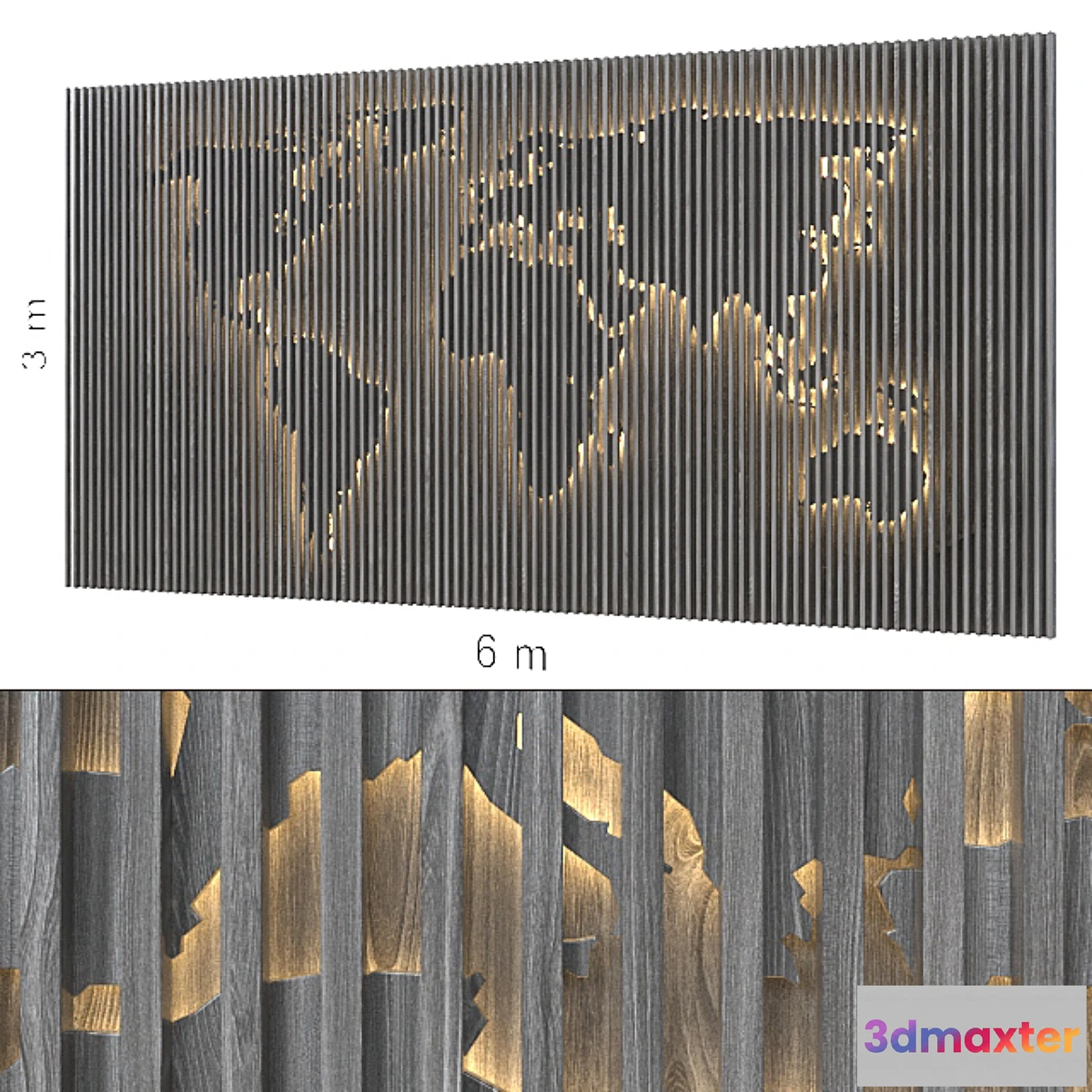 1325562 - Decorative wall 146. 3D Max