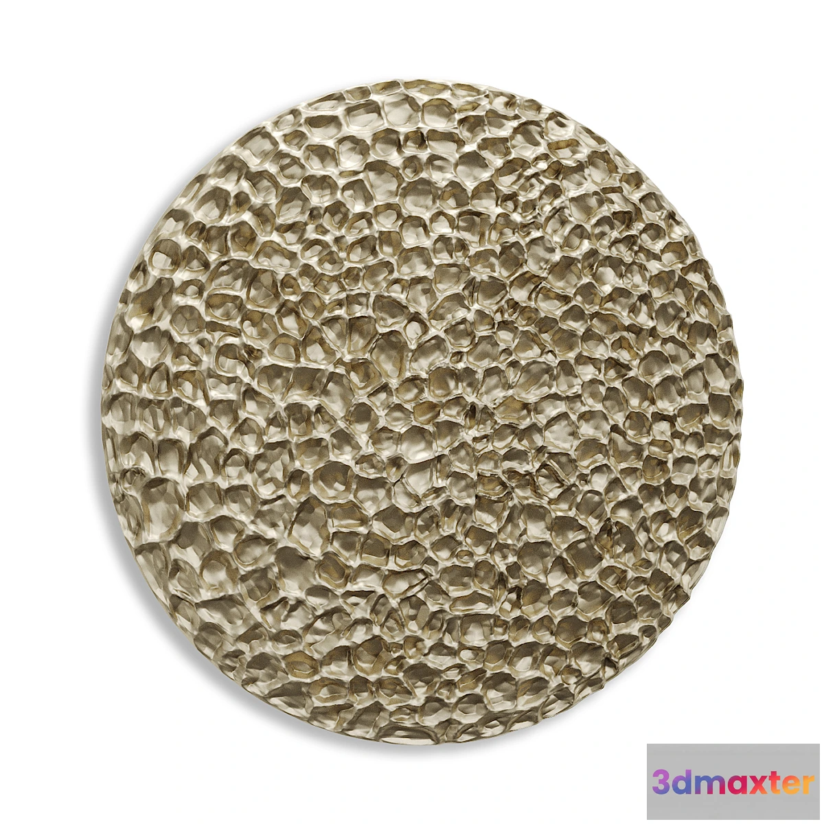 1325902 - Round Wall panel Nebula Metal art 3D Max