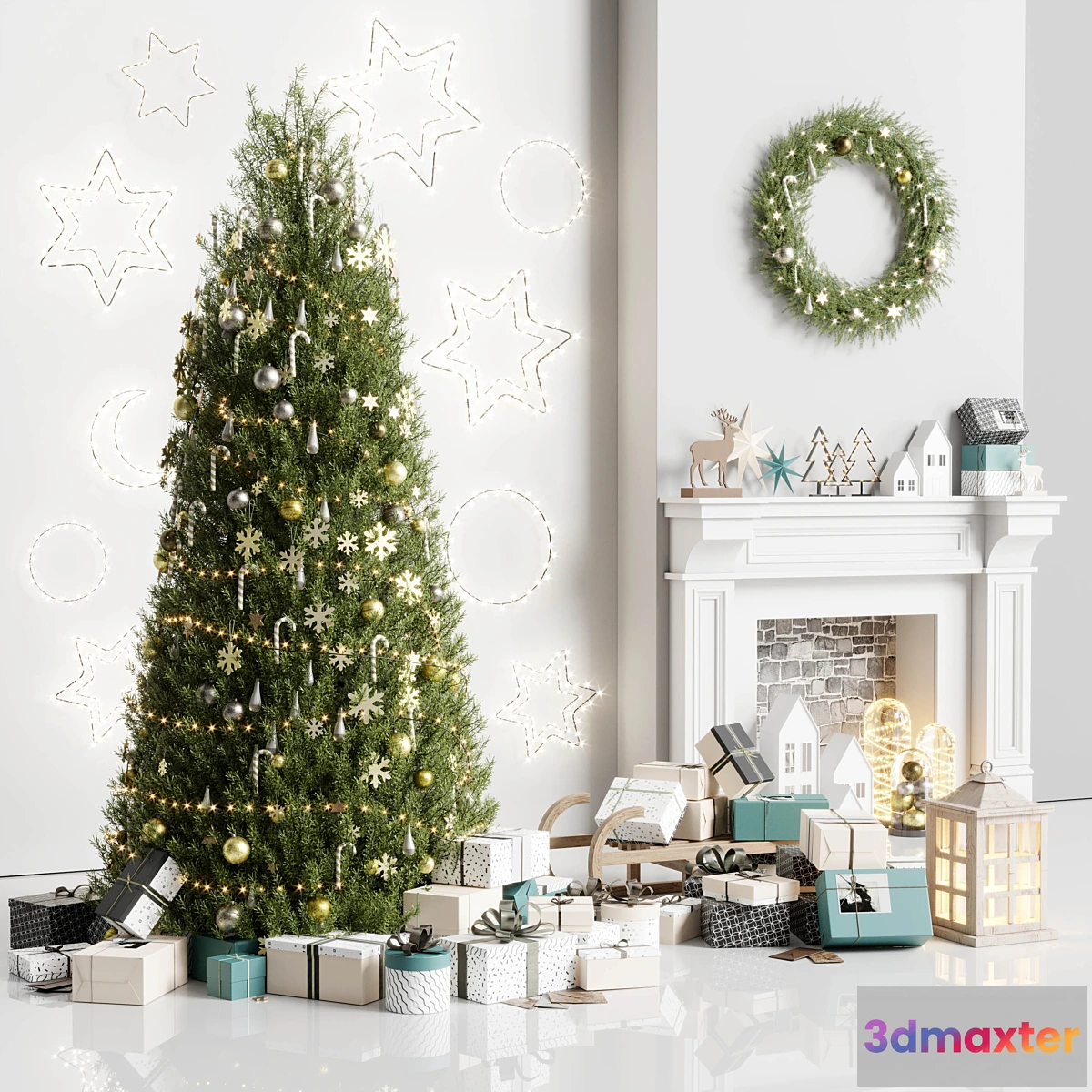 1327501 - Christmas Tree Decoration 01 - No.2 3D Max