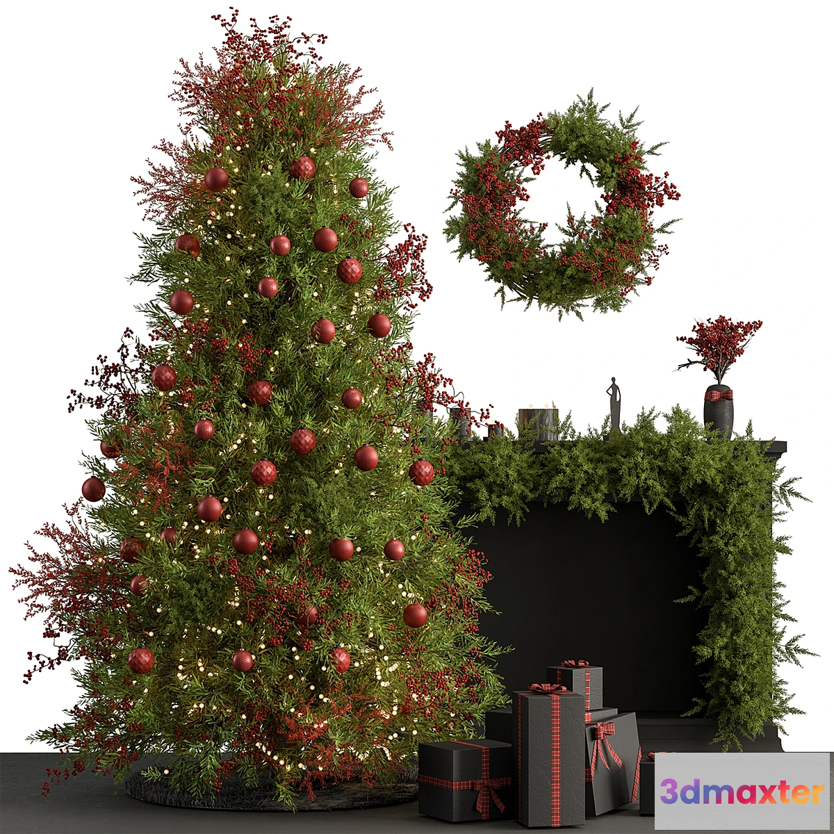 1327948 - Christmas Tree and Decoration 46 - No.2 3D Max