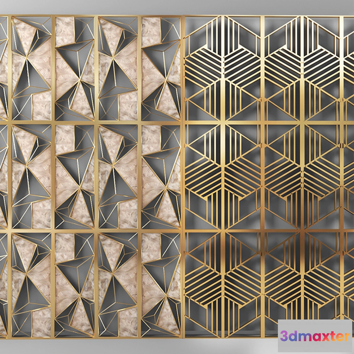 1328628 - metal panel 3D Max