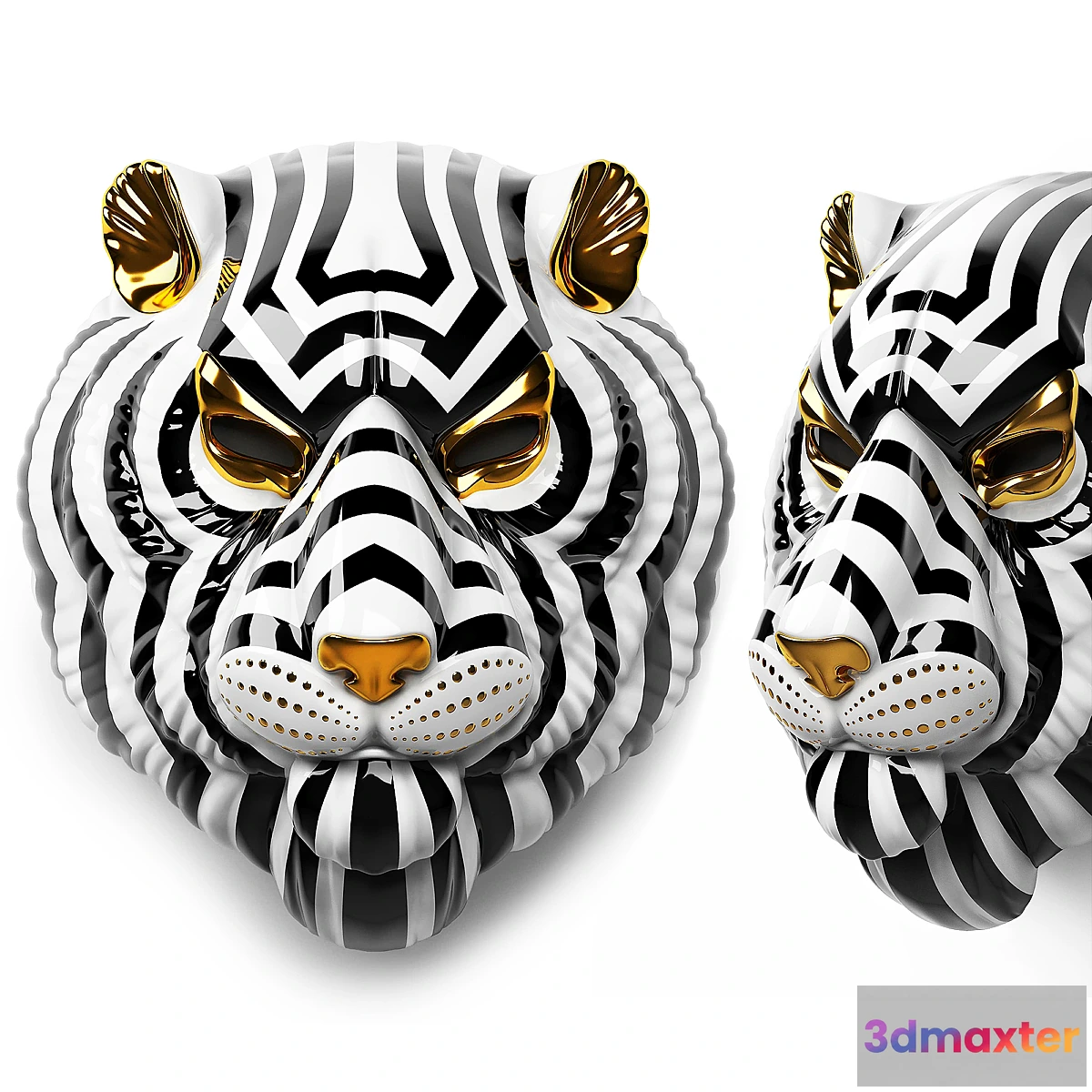 1328890 - Lladro tiger mask 3D Max