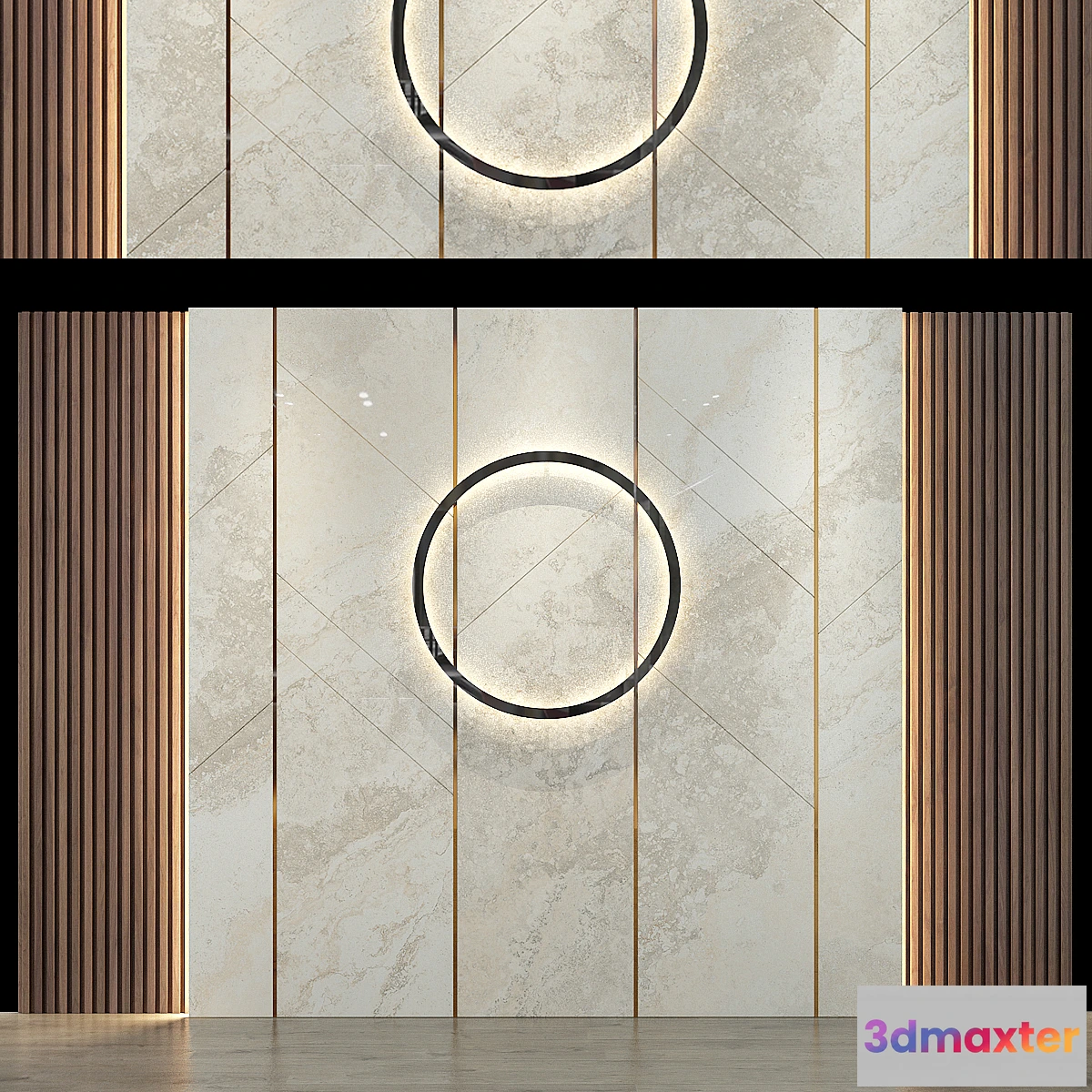 1330167 - Wall Panel No.127 - No.2 3D Max