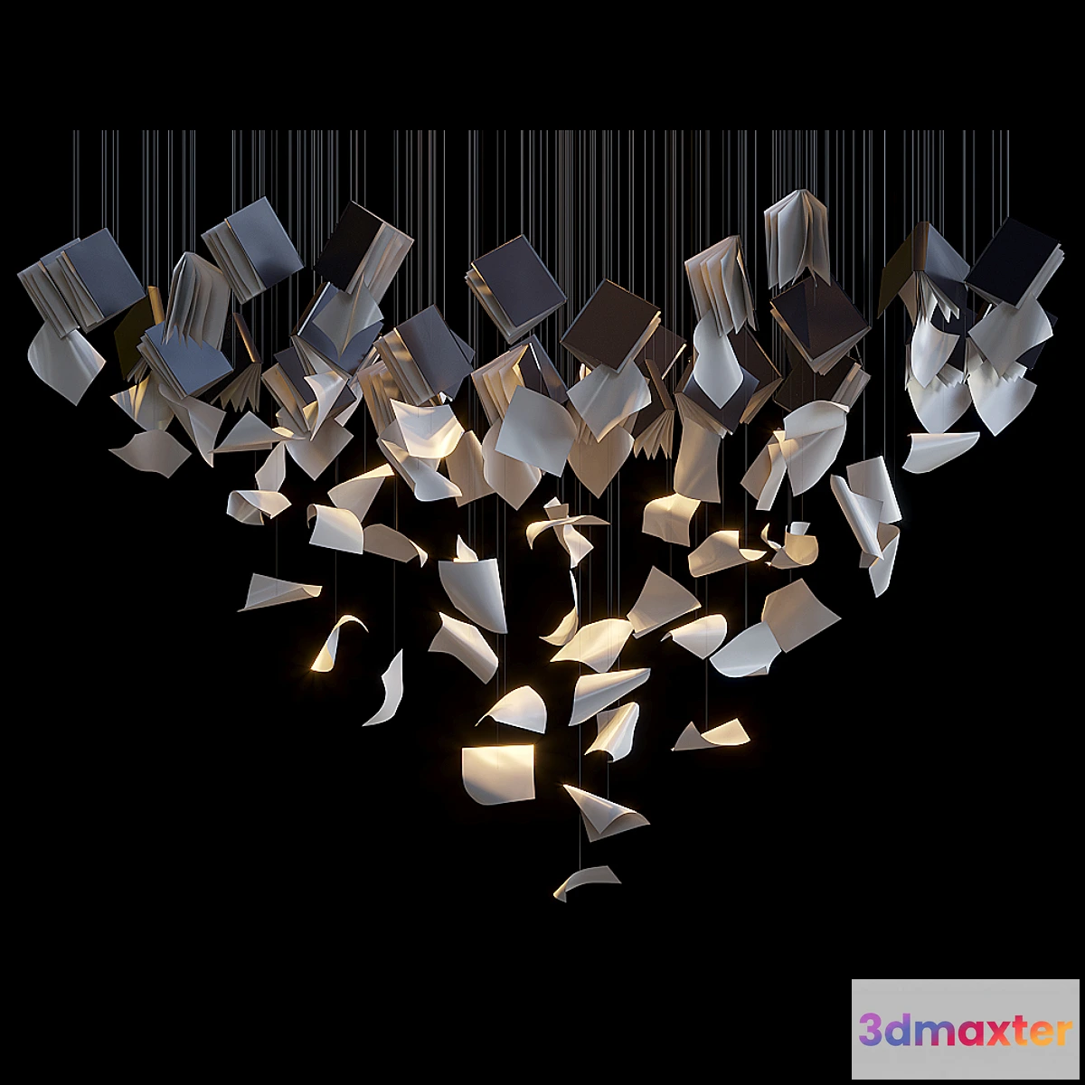 1331464 - Hanging composition Vargov Design - The Nothing Book 3D Max