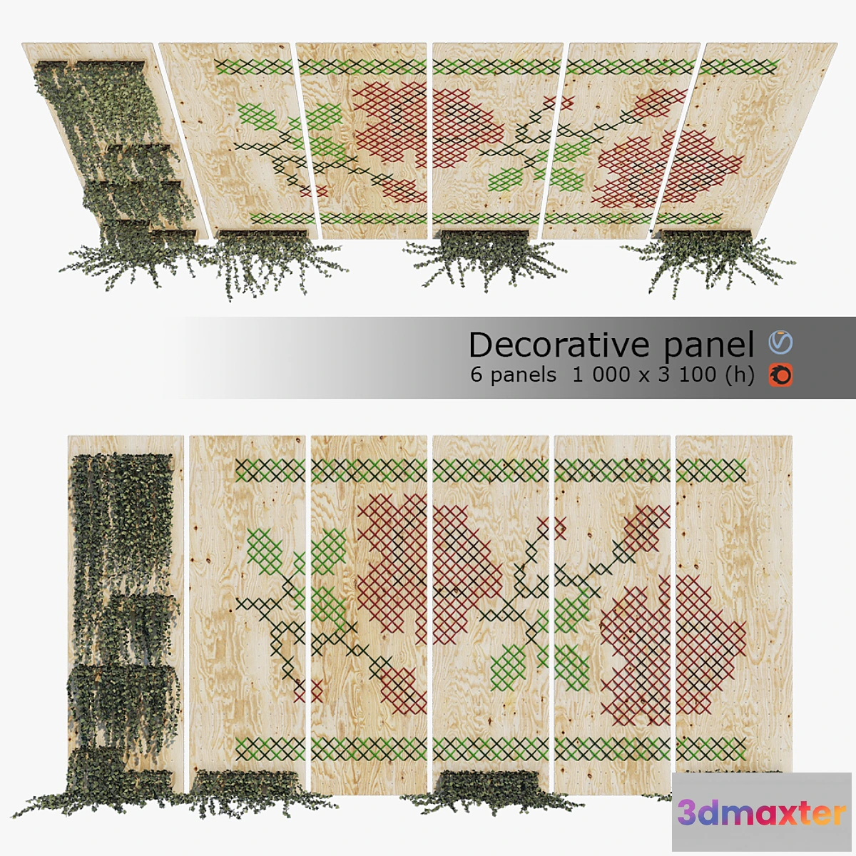 1333380 - Decorative panel - No.7 3D Max