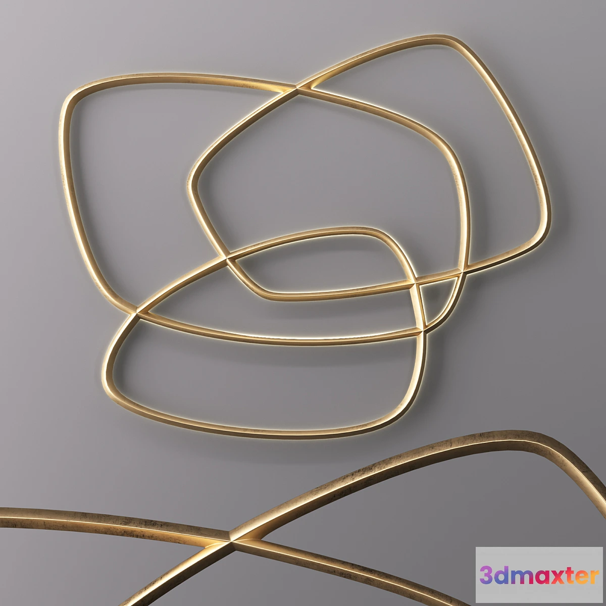 1333458 - Backlit wall decor 3D Max