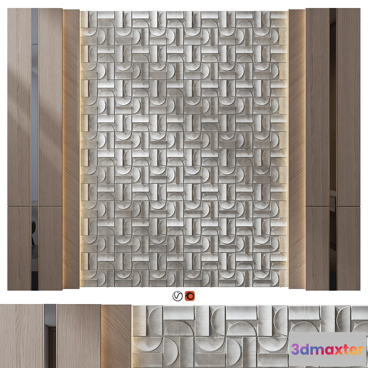 1335068 - Wall Panel Decor 123 3D Max