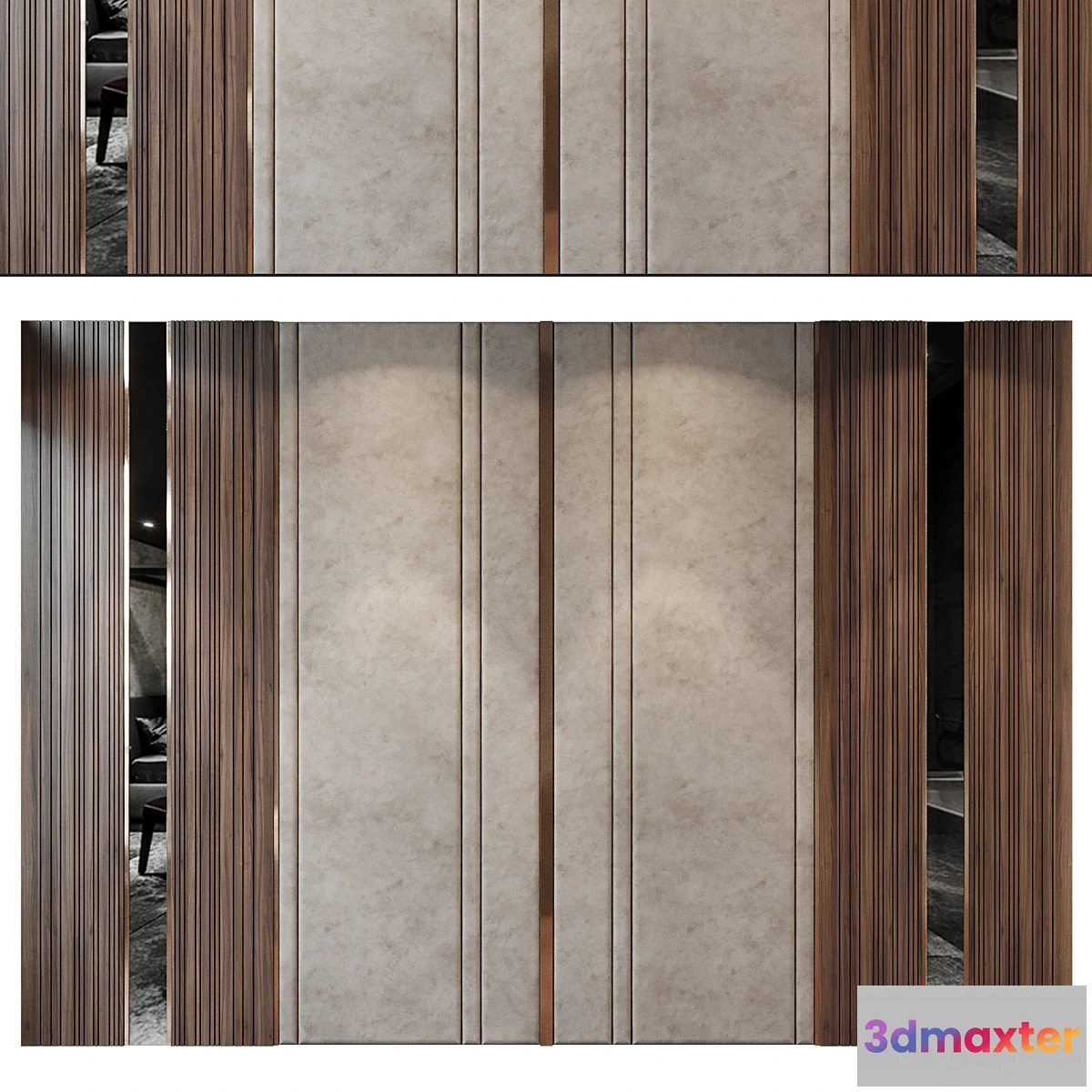 1337138 - wall panels  set 257 3D Max