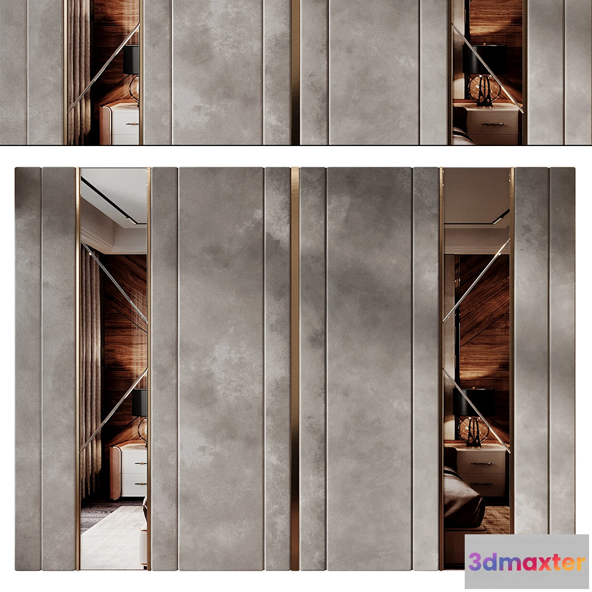 1337458 - Wall Panel Decor 120 3D Max