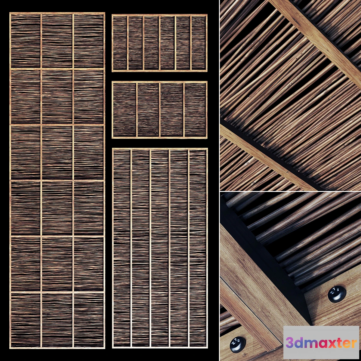 1339391 - Ceiling thin branch crooked n1 3D Max