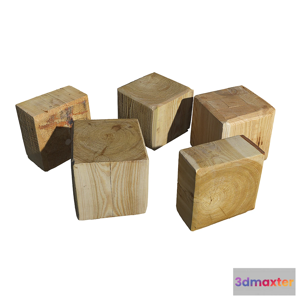 1339416 - Tree Stumps_Decorative hemp 3D Max