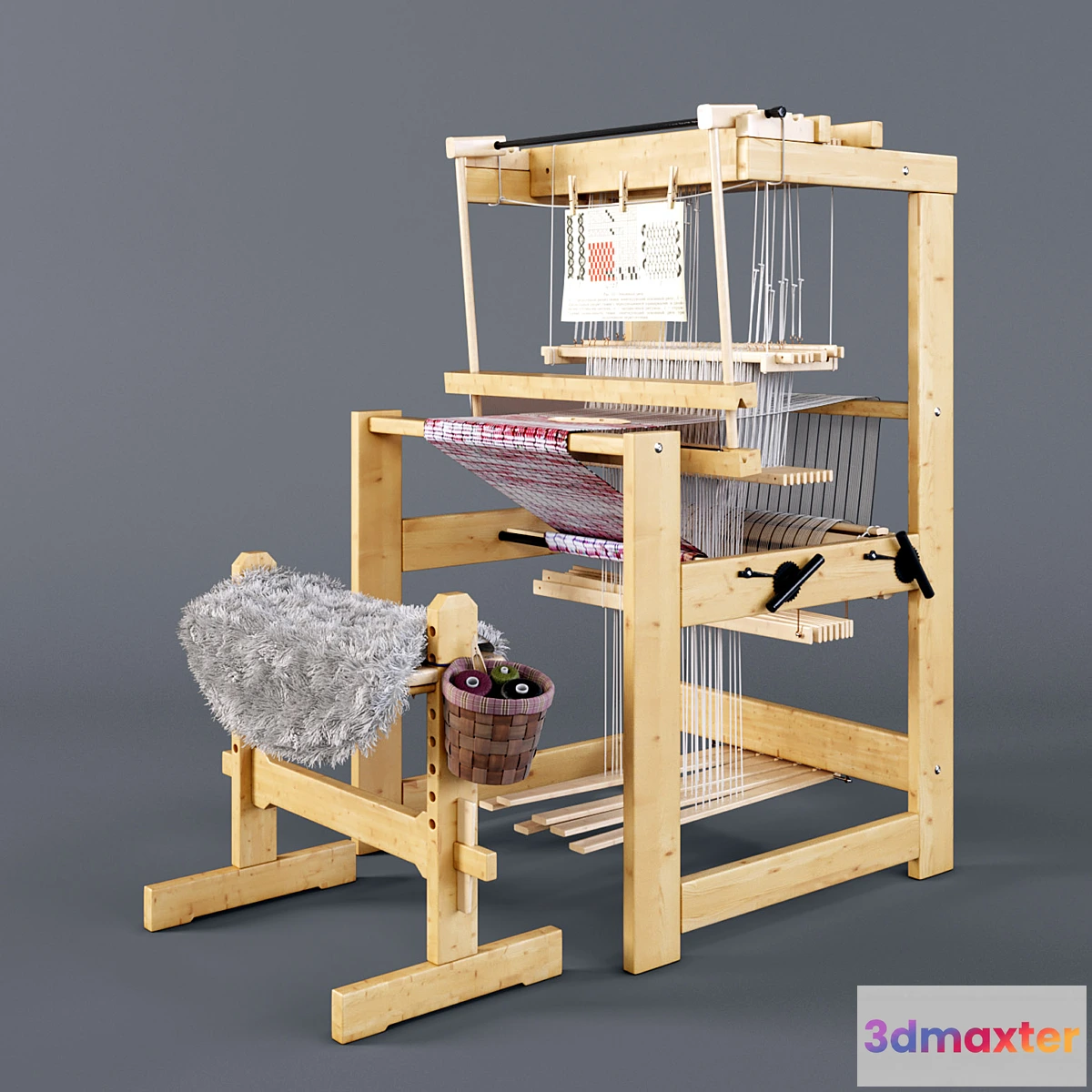 1340026 - Weaving machine Julia 3D Max