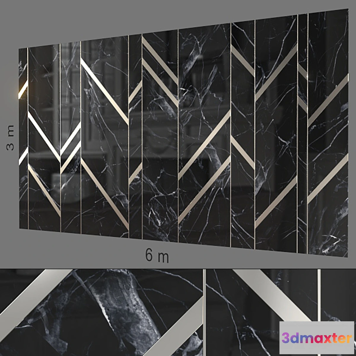 1341136 - Decorative wall 212. 3D Max