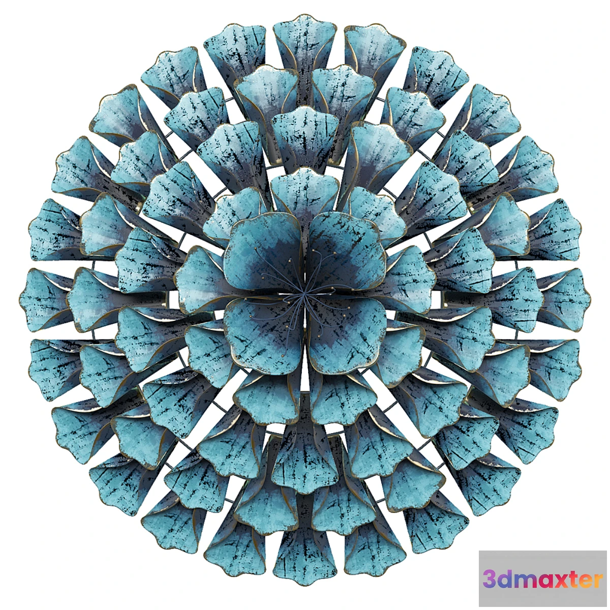 1341967 - MOE’S GIANT BLOSSOM WALL DECOR 3D Max