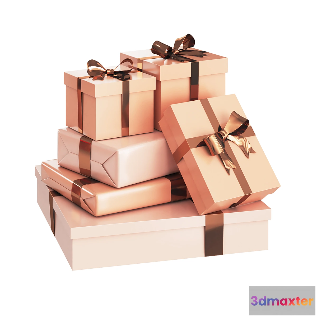 1344408 - Presents and Gift Boxes 3D Max