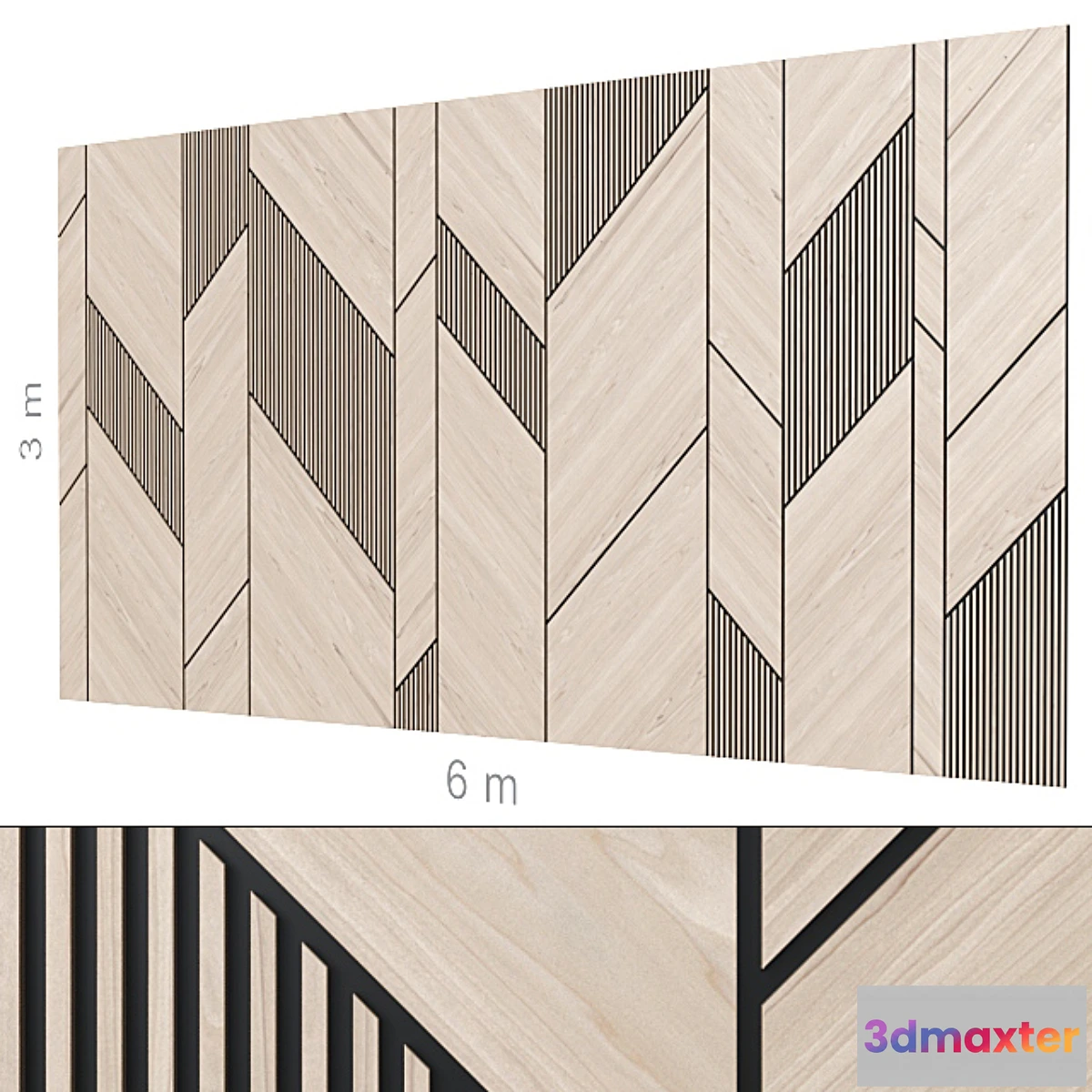 1347038 - Decorative wall 184. 3D Max