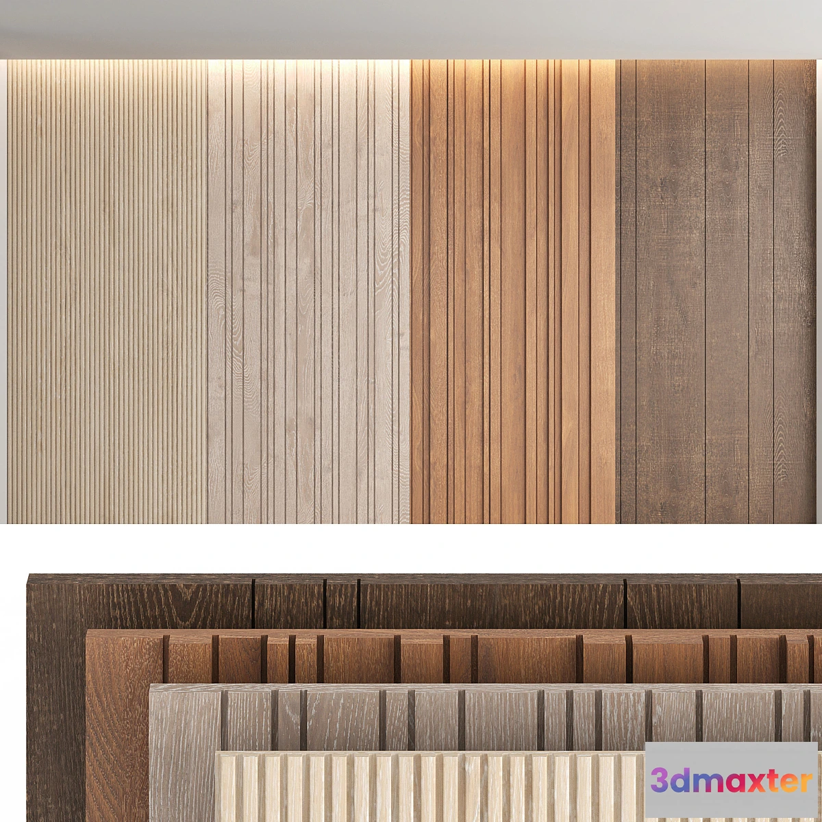 1347791 - Wood panels_set5 3D Max