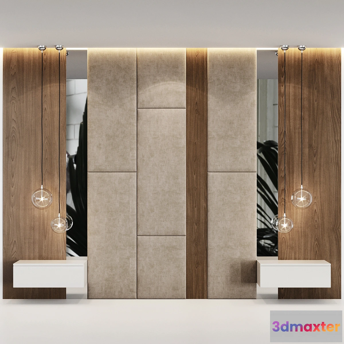 1347810 - Decotarive Wall panel 019 3D Max