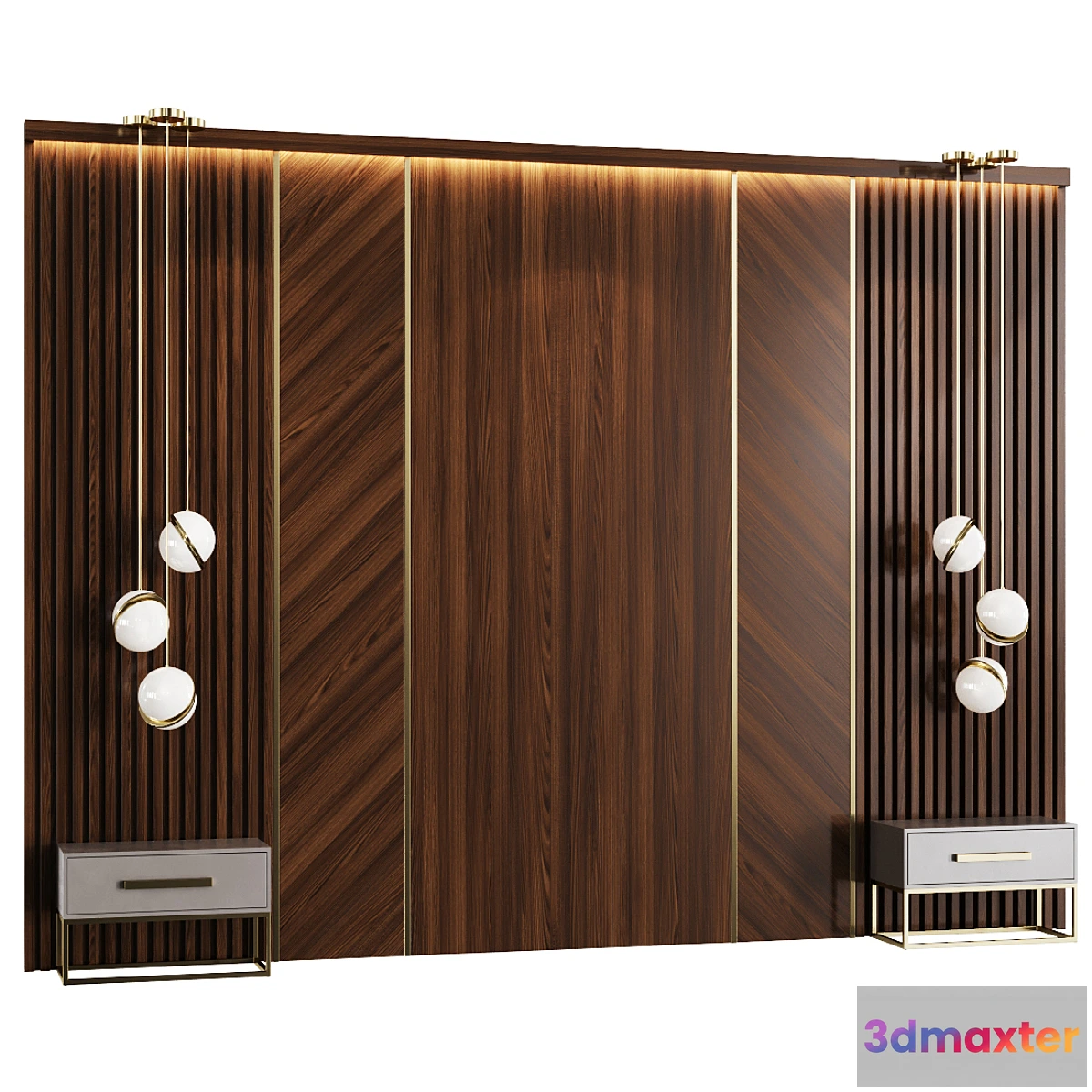 1347830 - Decotarive Wall panel 040 3D Max