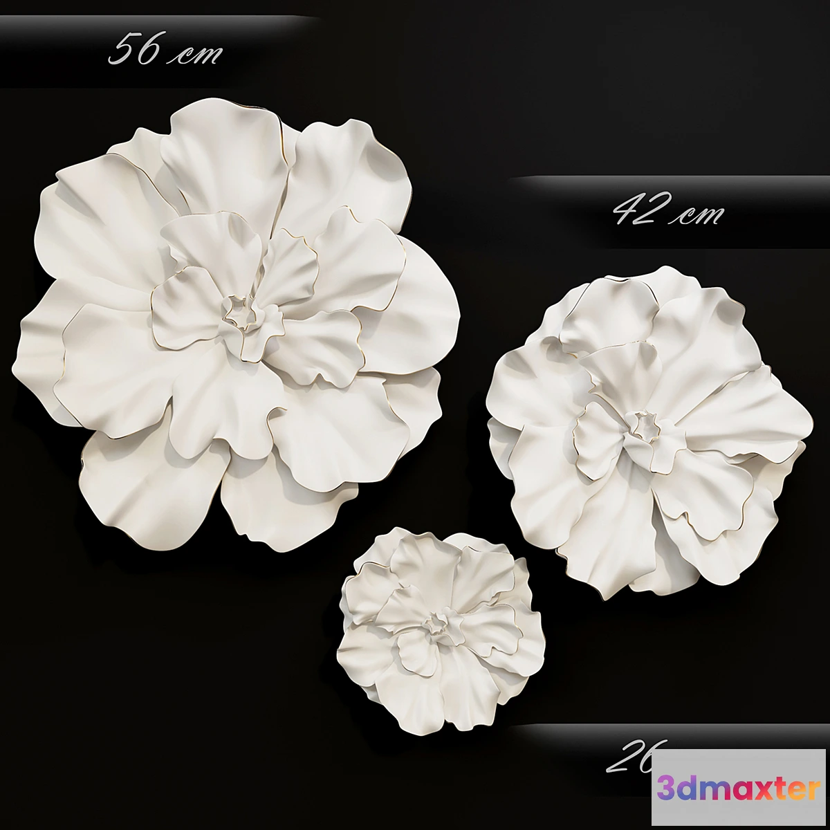 1348544 - HP DECOR_Wall Decoration_Flower Vol. 2 3D Max