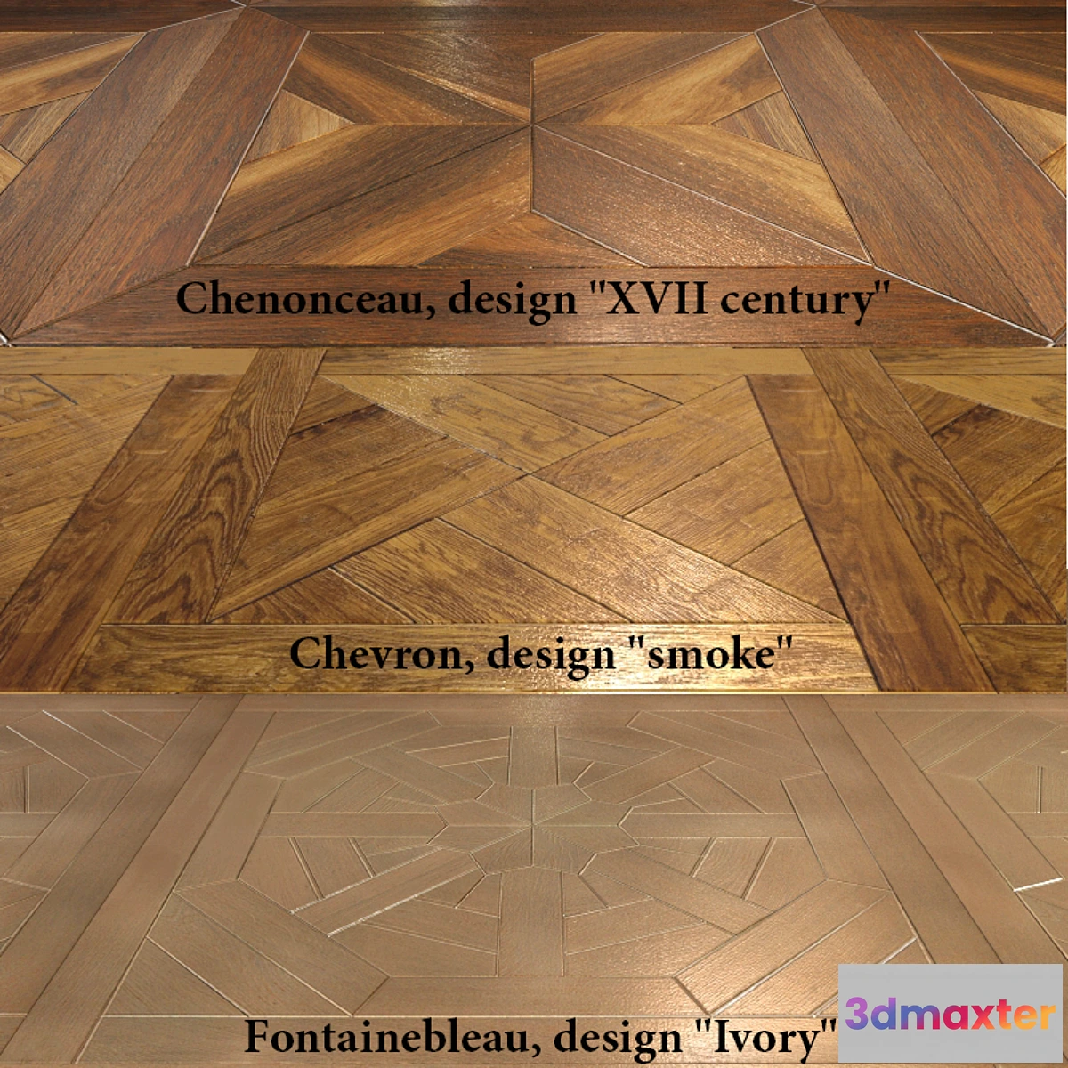 1352048 - Modular flooring 3 (3 types) - No.2 3D Max
