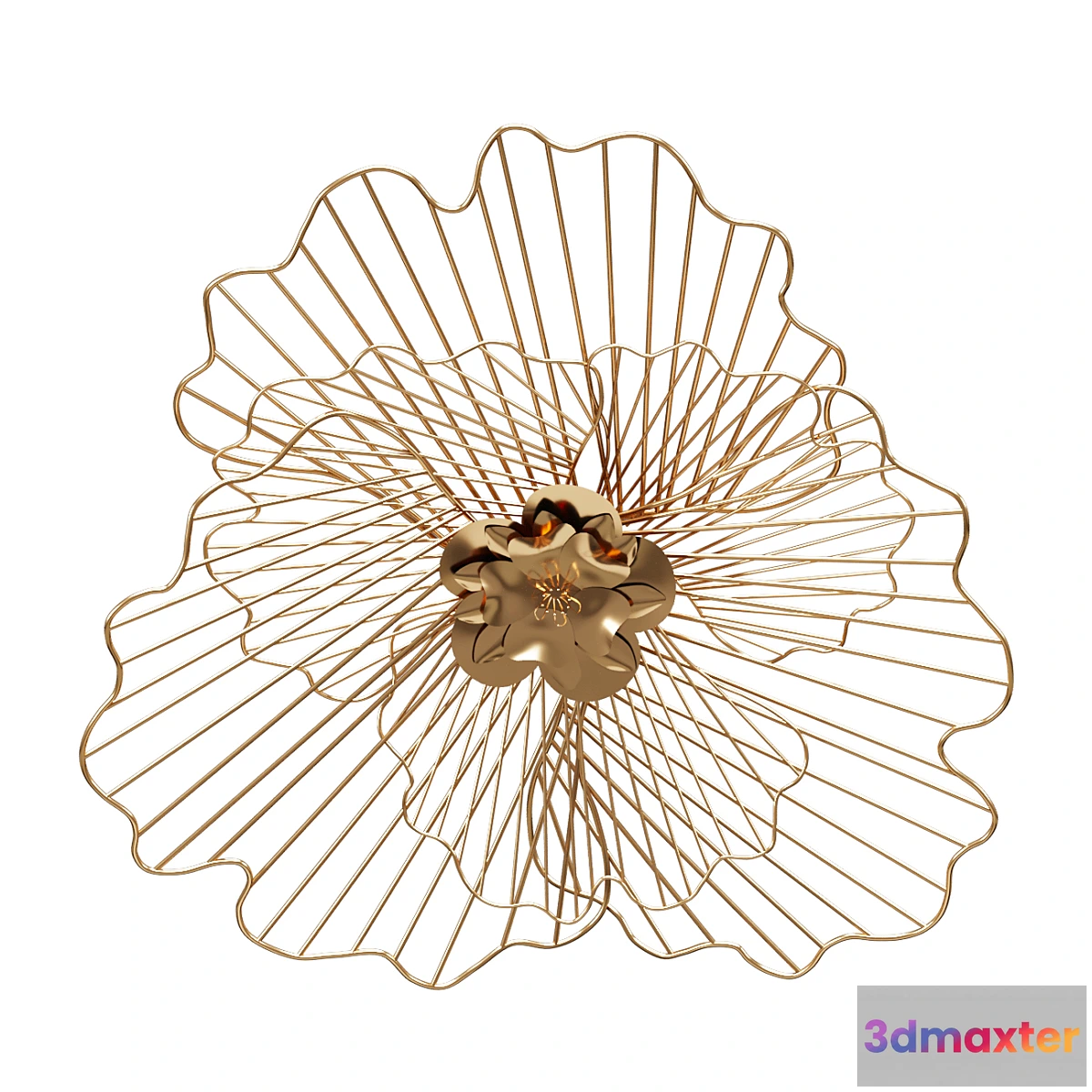 1352084 - WALL DECOR “FLOWER” 3D Max