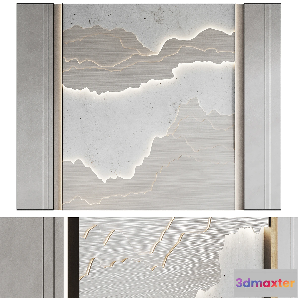 1354104 - Decorative wall panel №7 3D Max